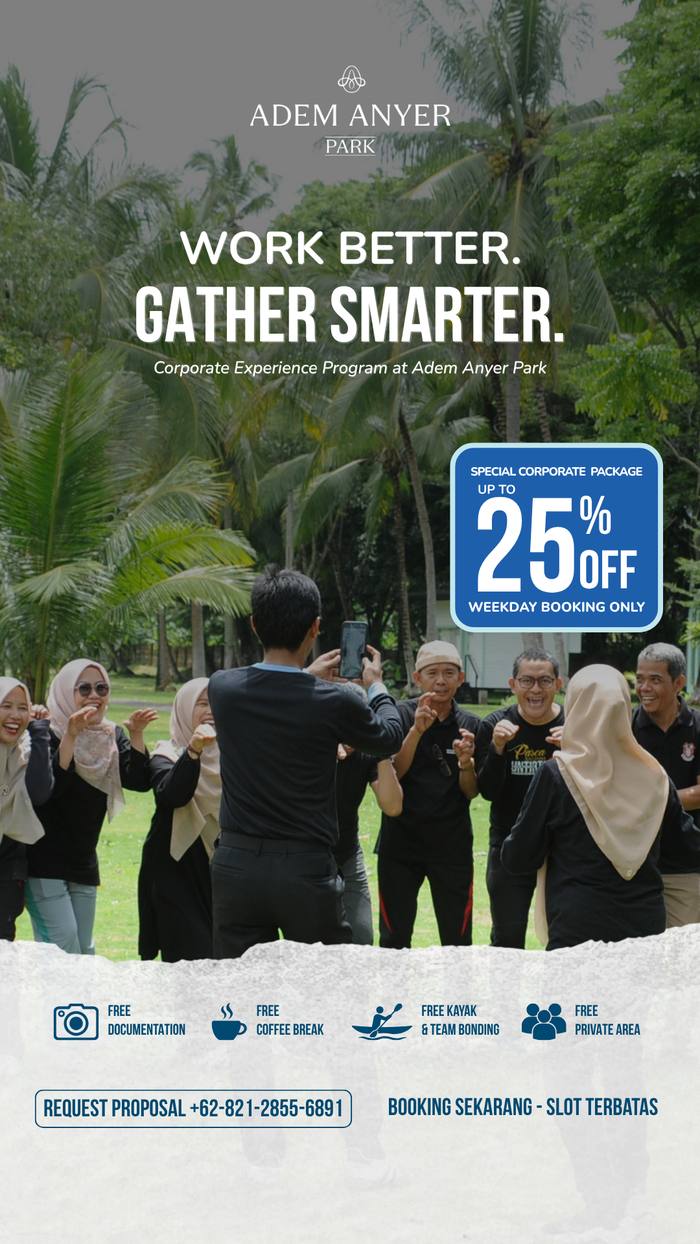 Corporate Promo Adem Anyer Park 25%